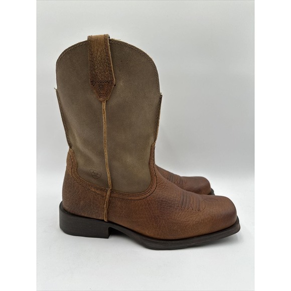 Ariat Rambler Western Brown Leather Boots Women’s Size 9.5 EE - Picture 3 of 8